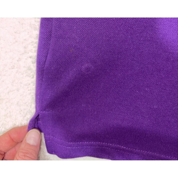 Franky Max Polo Shirt Mens XL Purple Short Sleeve Big Pony Men Sleeve Number Men - Picture 11 of 15